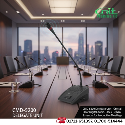 Ahuja CMD-5200 Delegate Unit | Wired Conference Mic BD - Nabiha infotech