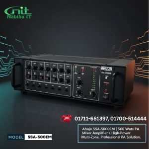 Ahuja SSA-5000EM 500 WATTS High Wattage PA Mixer Amplifier