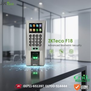 ZKTeco F18 Fingerprint Standalone Access Control and Time Attendance